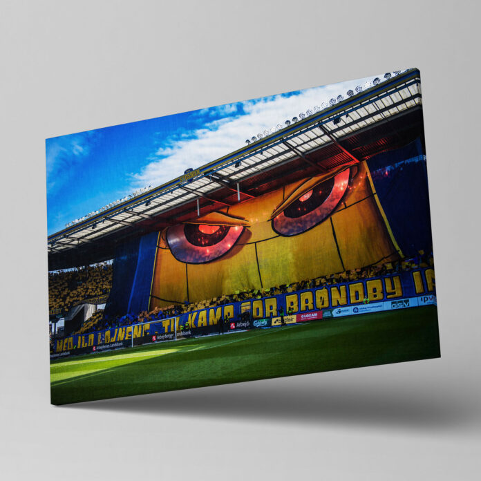 Plakat: Ild i øjnene - Brøndby Support