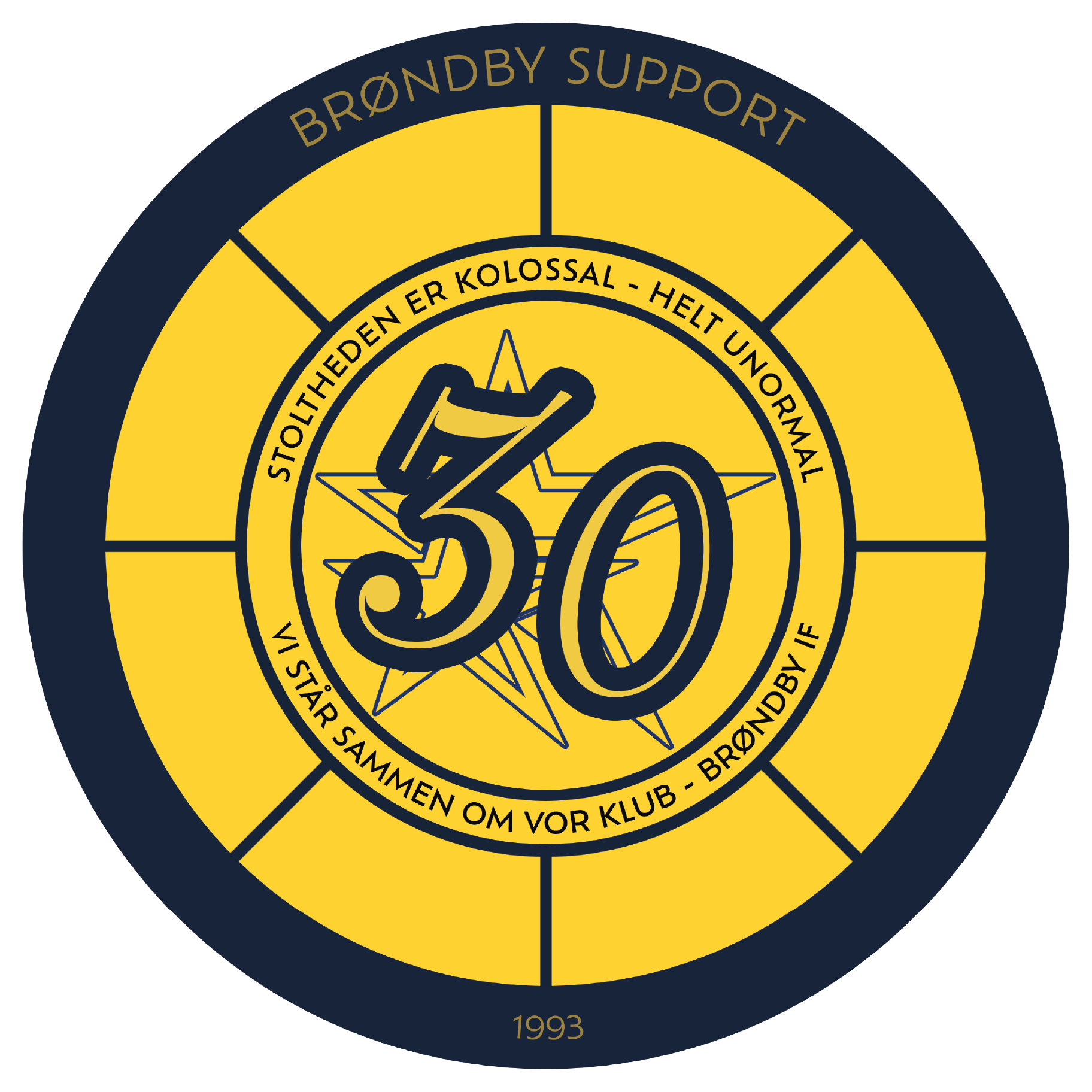 Skuldertaske med BS 30 års logo - Brøndby